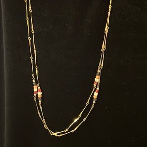 Costume jewelry, two necklaces set